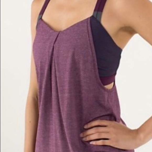 Lululemon restless tank, burgundy 6 🍋 - Picture 2 of 5